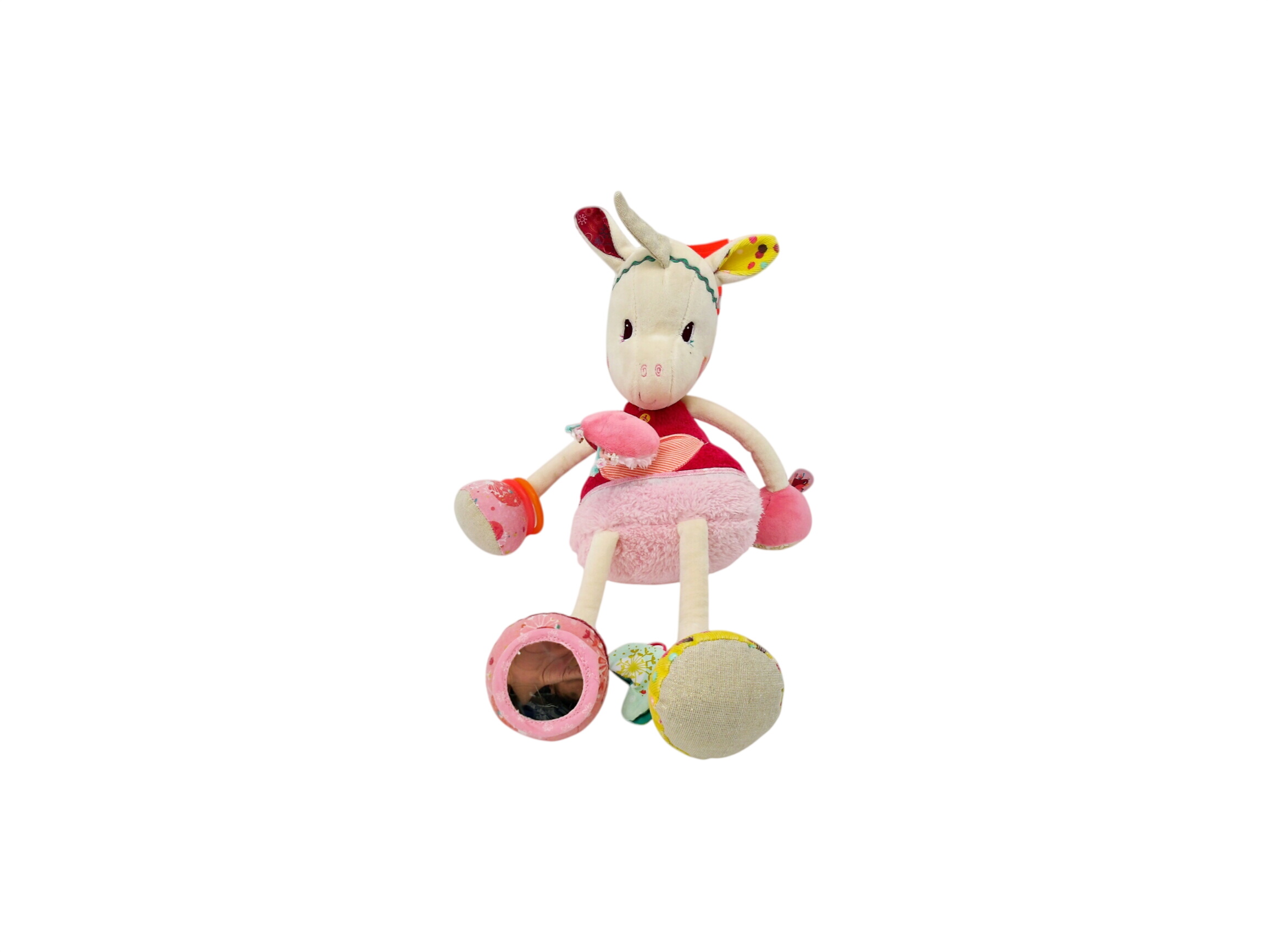 Peluche d'activités - Louise la licorne Très bon état -  reconditionné disponible sur Label Emmaüs